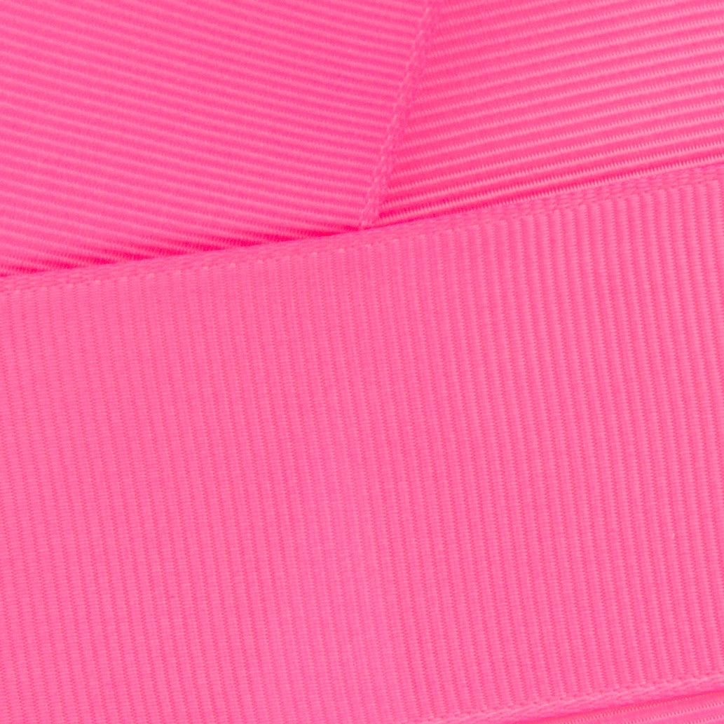 #156 Hot Pink Solid Grosgrain Ribbon