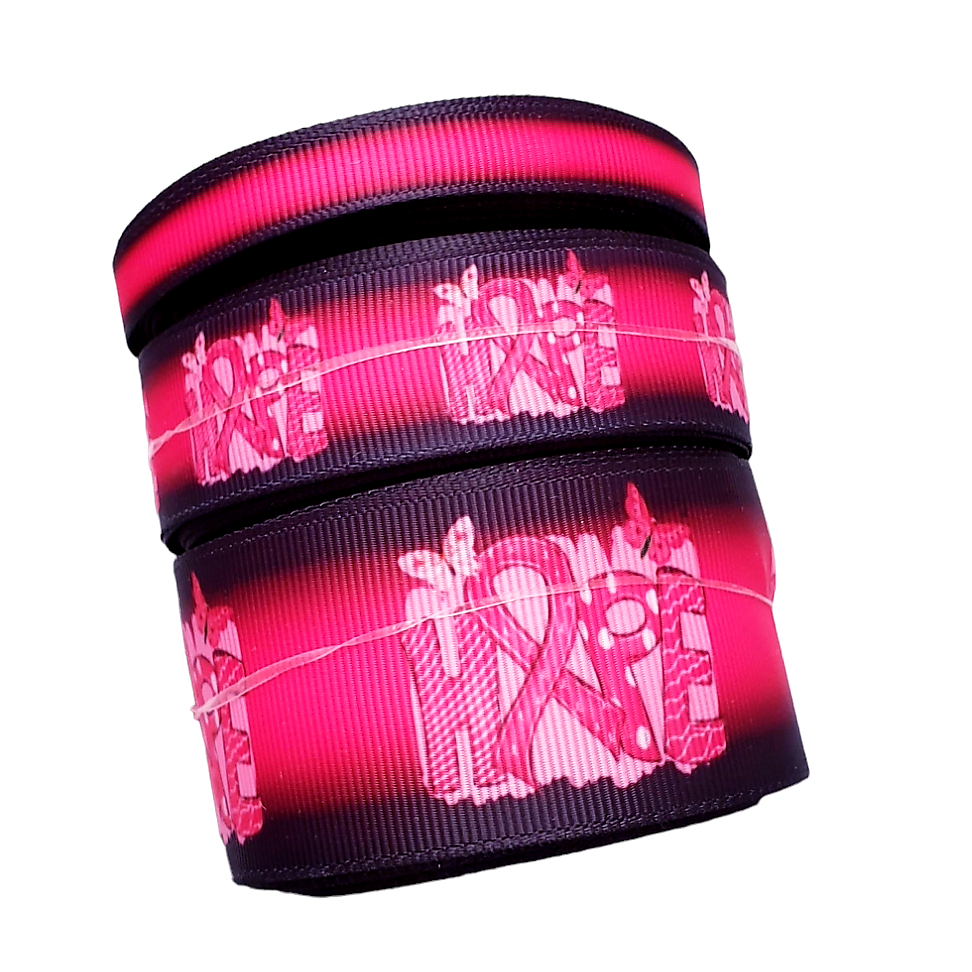 Hope Cancer Awareness Grosgrain Ribbon