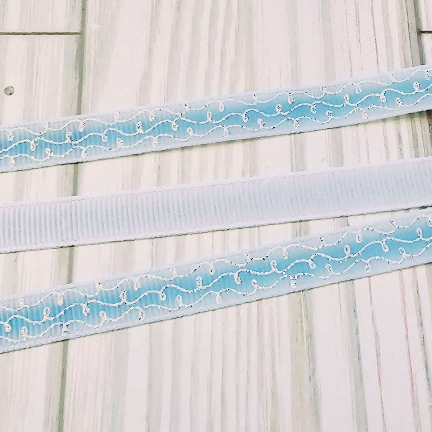 Doodle Swirls (Ombre) Grosgrain Ribbon