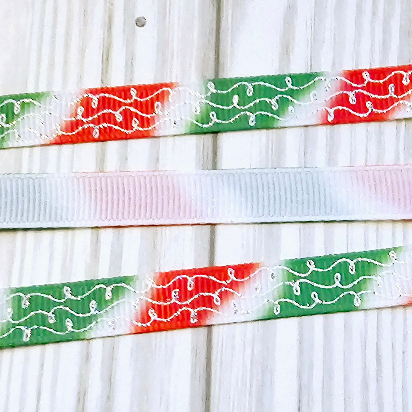 Doodle Swirls (Ombre) Grosgrain Ribbon