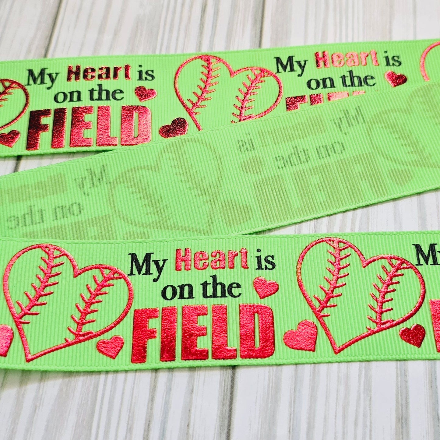 My Heart is on the Field Ribbon