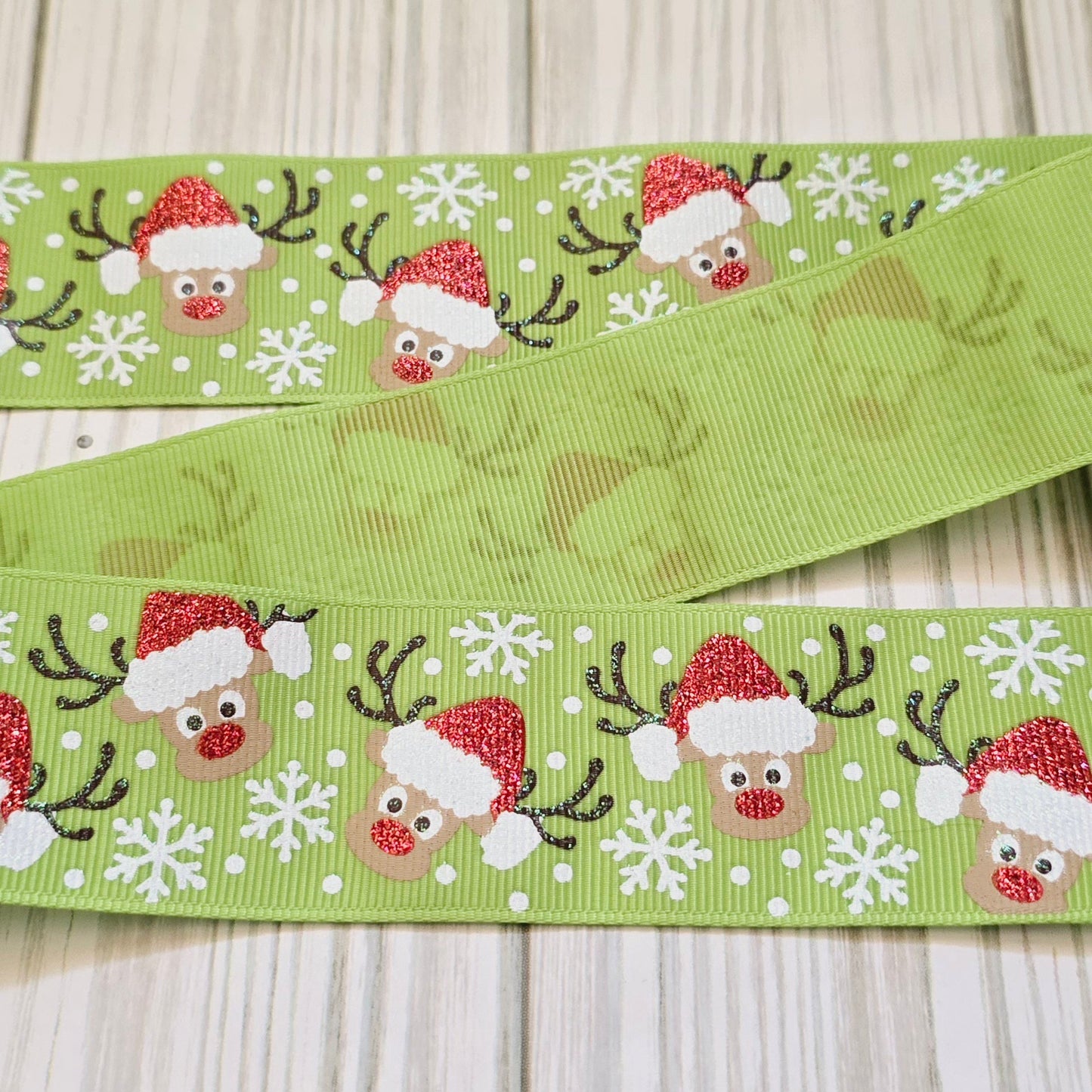 Red Nose Reindeer Ribbon