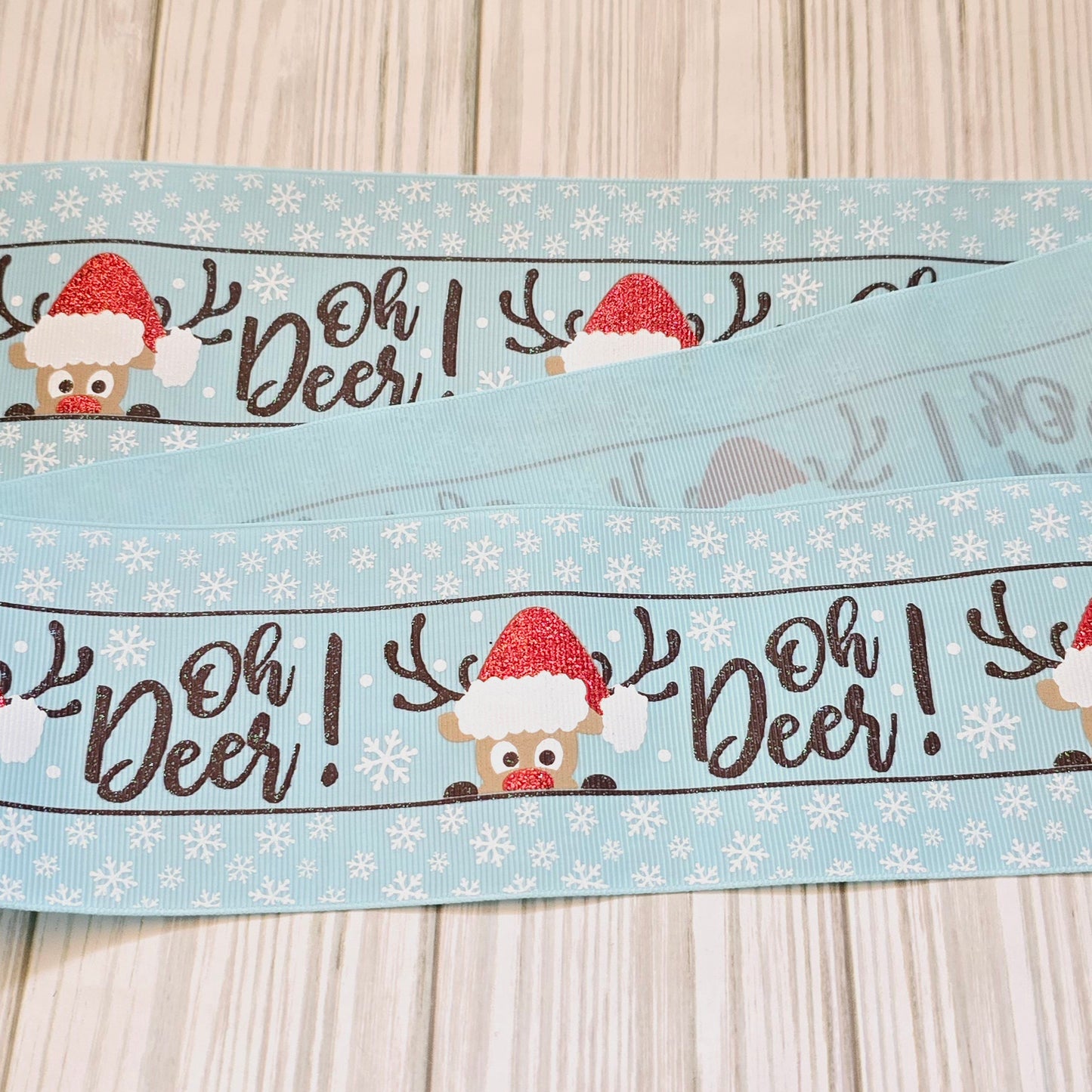 Red Nose Reindeer Ribbon