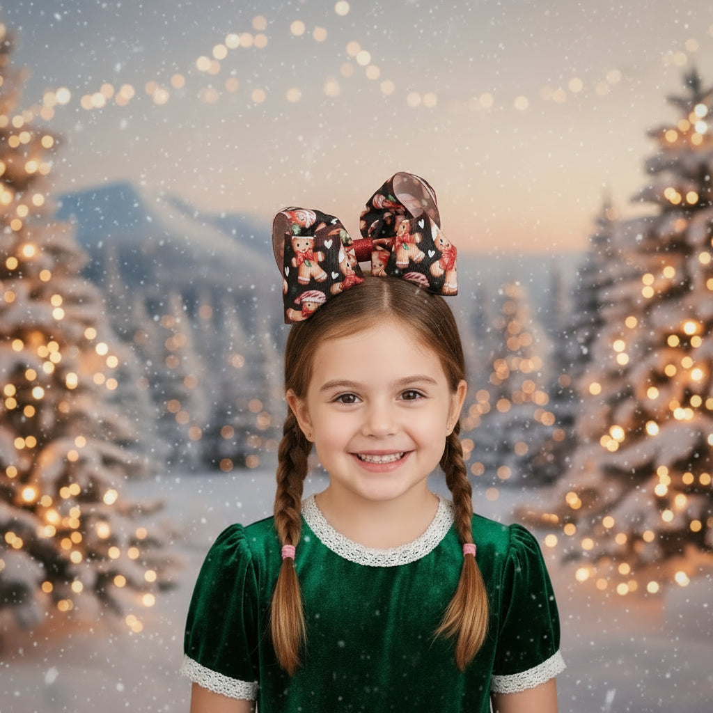 Gingerbread Boutique Hairbow