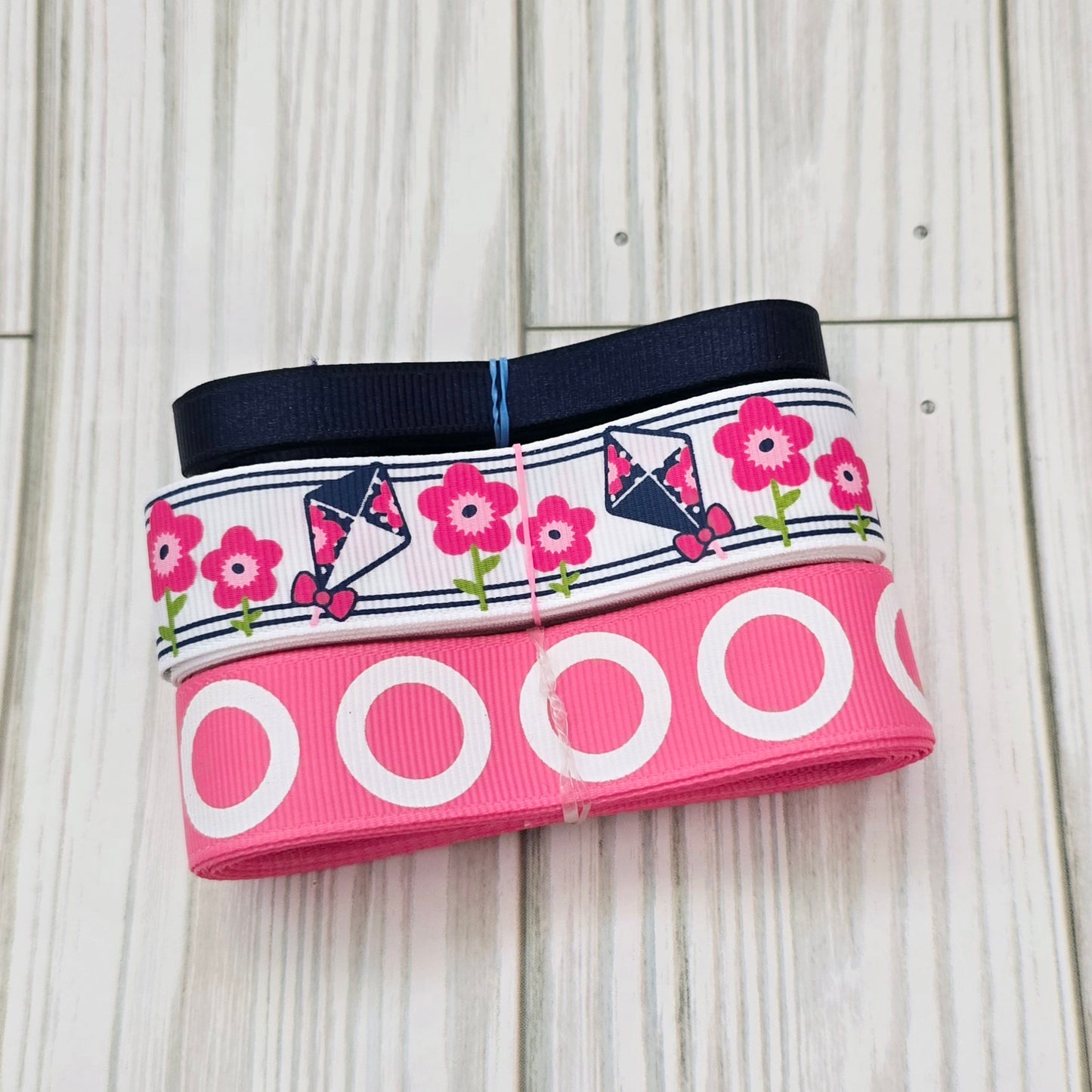 BK - Flowers & Kites Ribbon Bow Kit