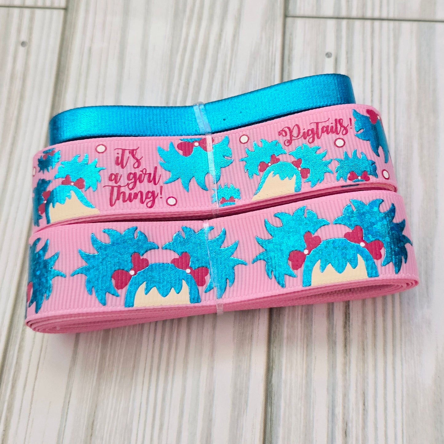 BK - Pigtails its a Girl Thing 2 Bow Kit