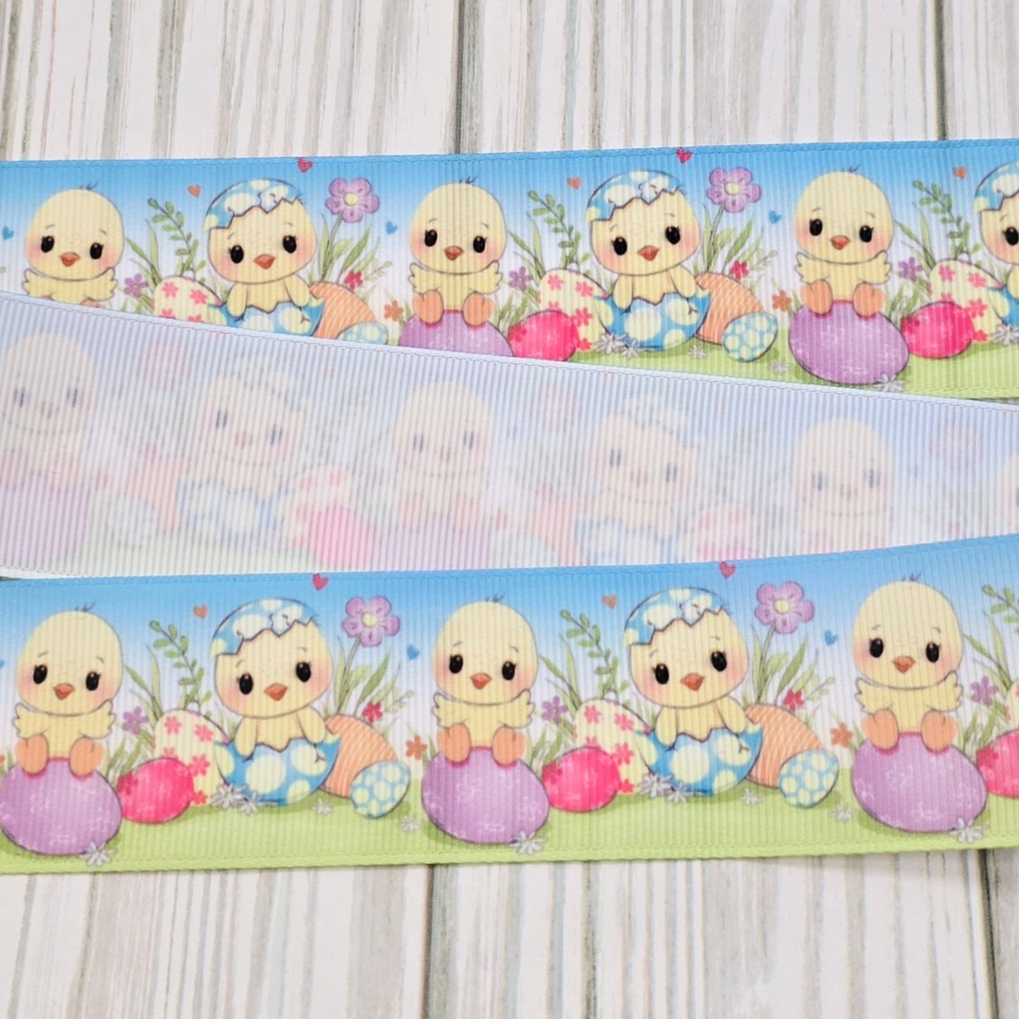 Easter Chicks Grosgrain Ribbon