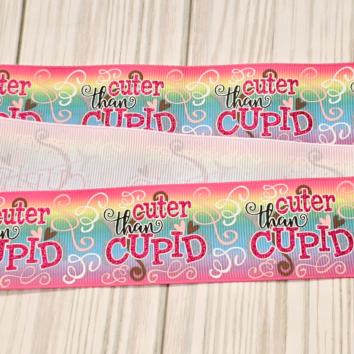 Cuter than Cupid Grosgrain RIbbon