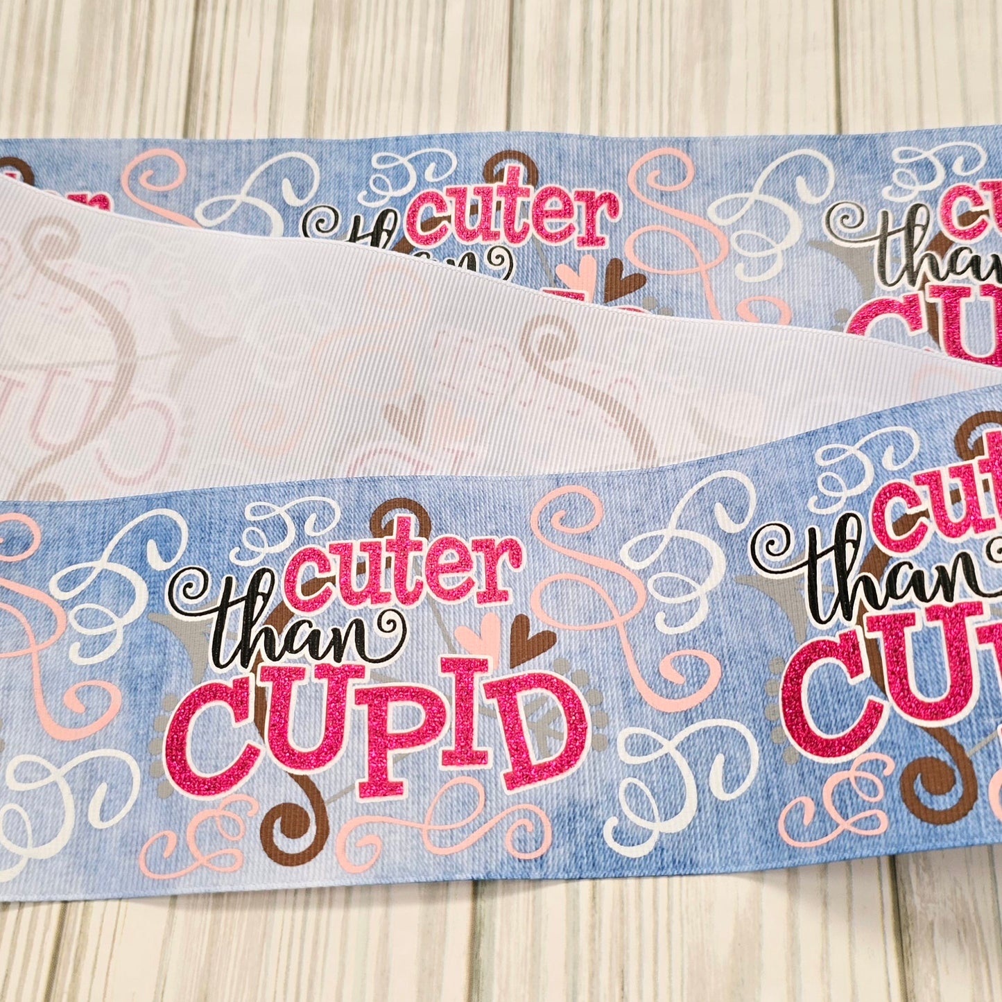 Cuter than Cupid Grosgrain RIbbon