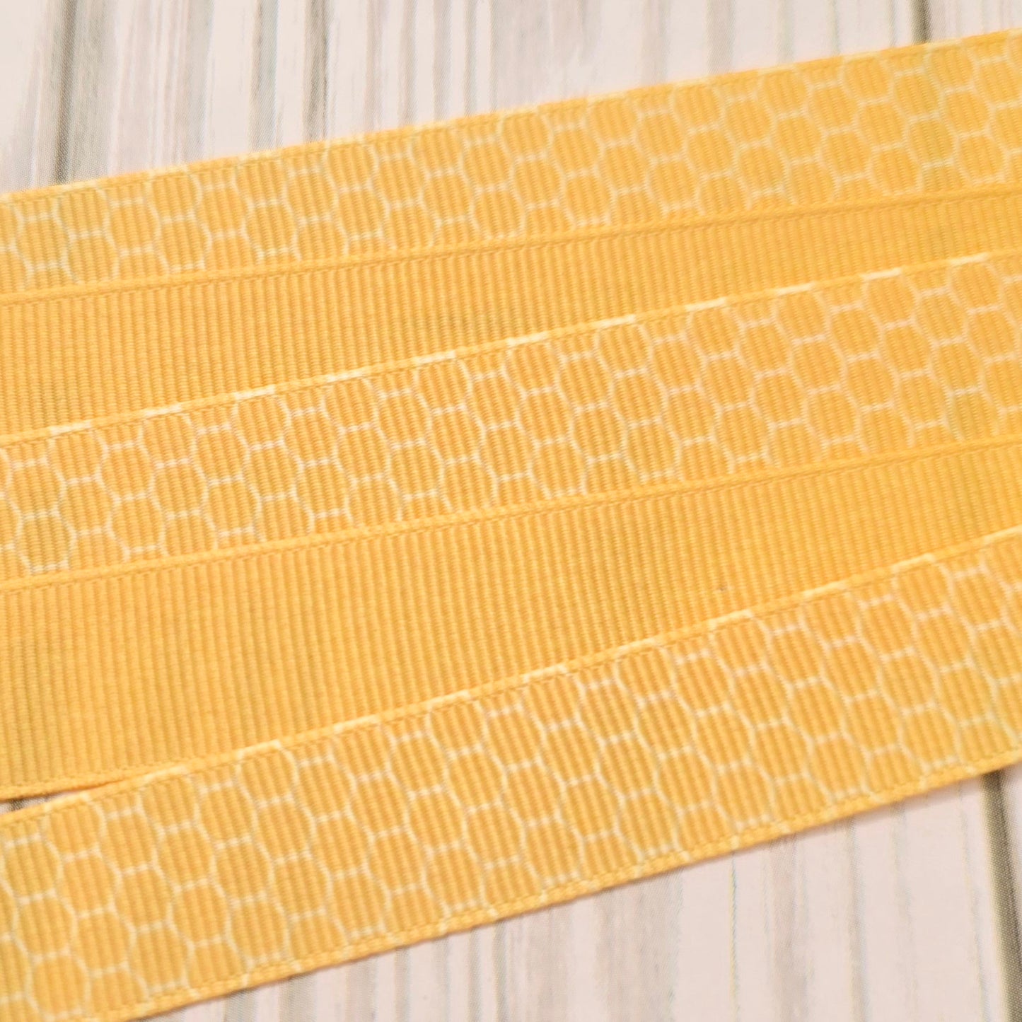 Bee's & Flowers Grosgrain Ribbon