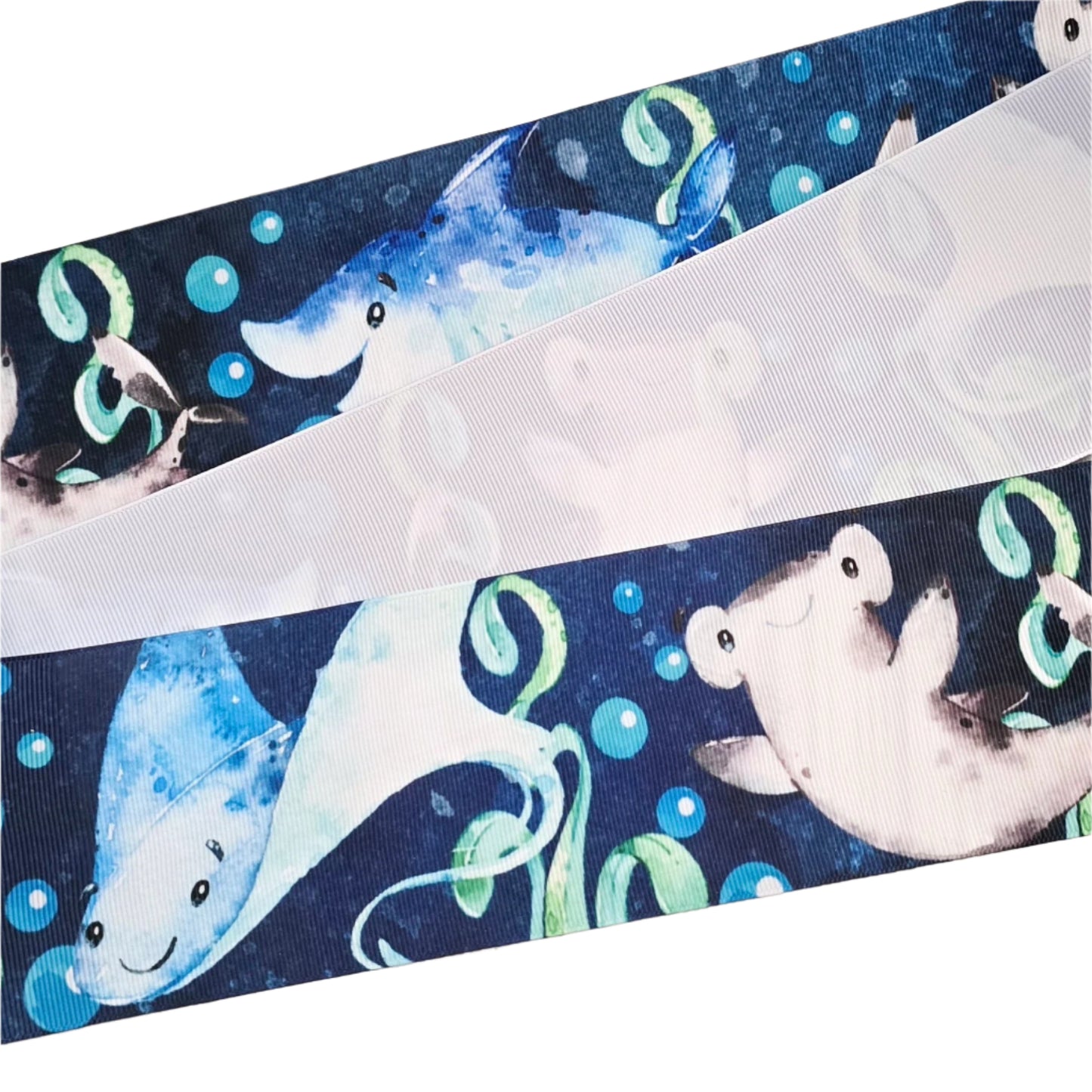 Sea Sharks Grosgrain Ribbon