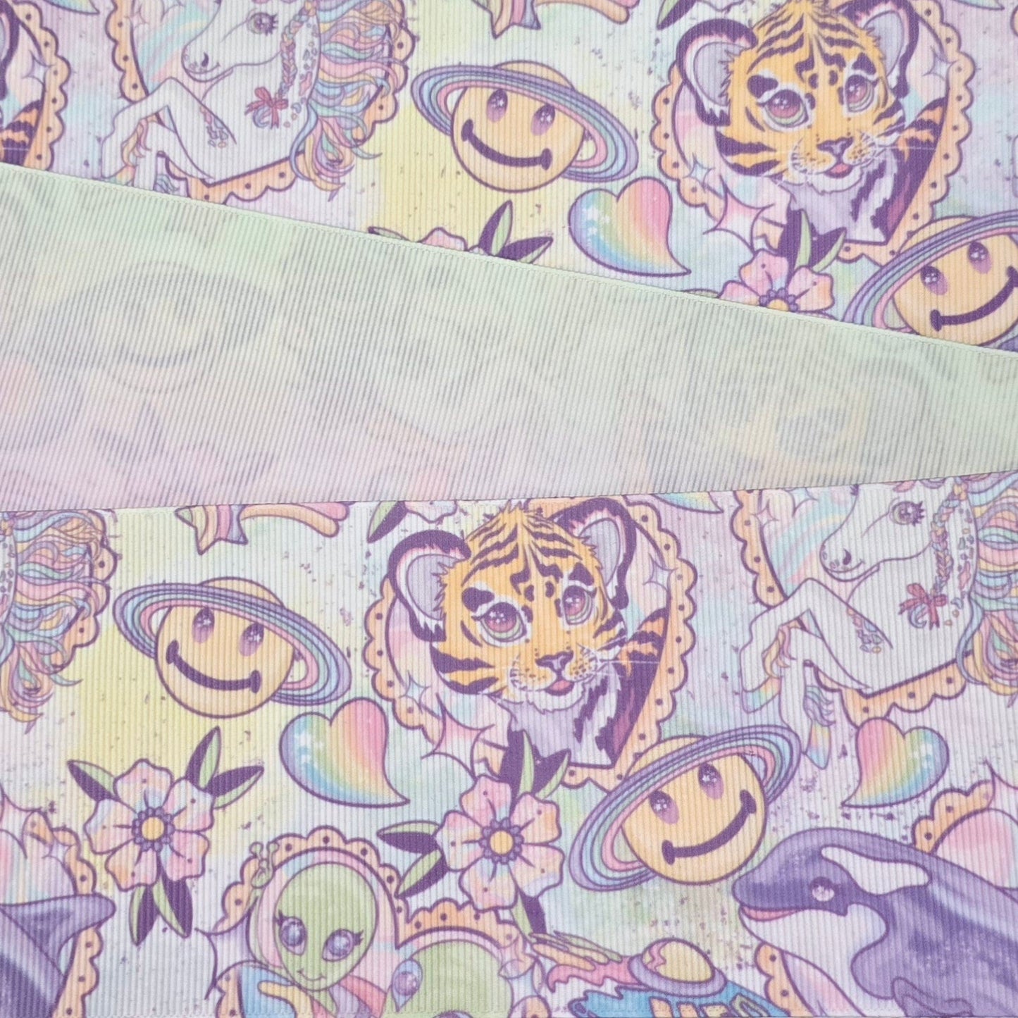 Groovy Characters Grosgrain Ribbon