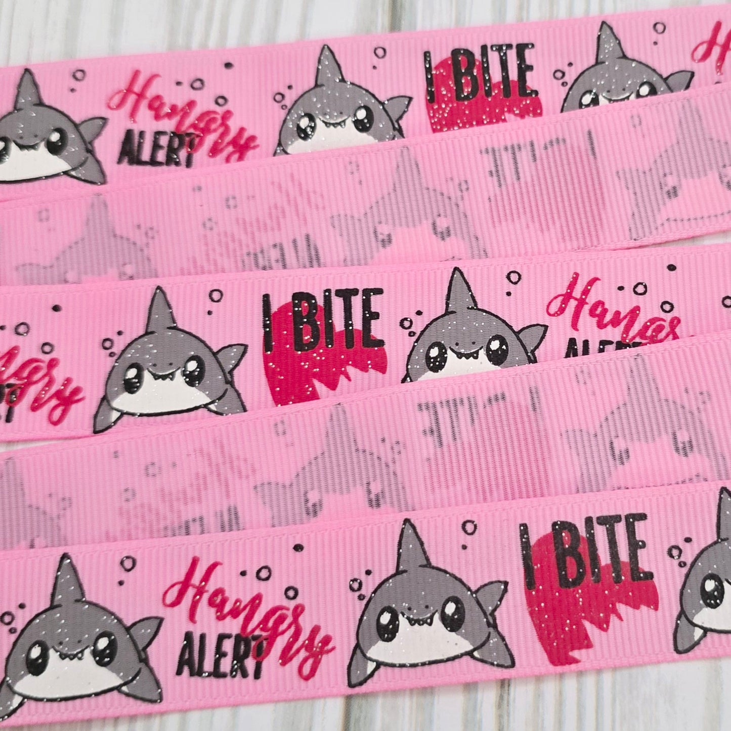 Hangry Alert, I Bite Grosgrain Ribbon