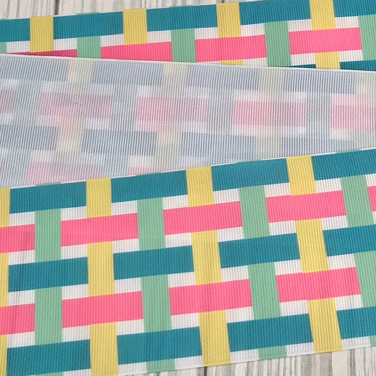Basket Weave Grosgrain Ribbon