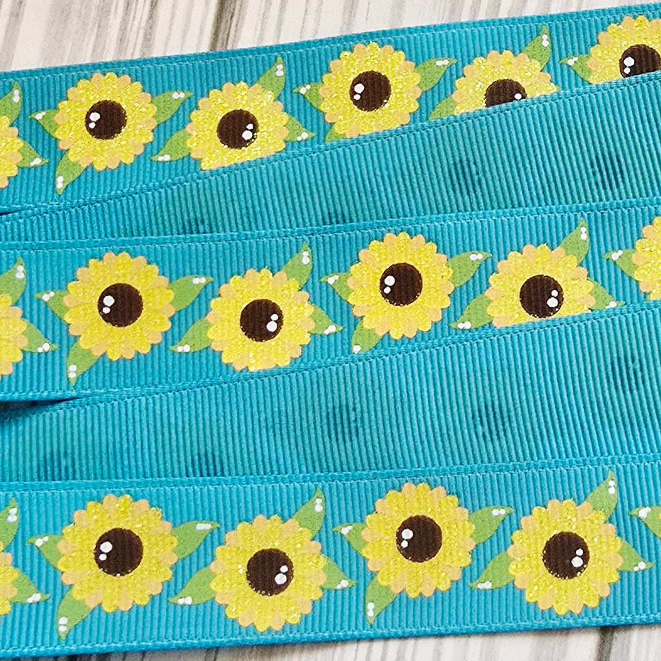 Sunflower Glow Grosgrain Ribbon