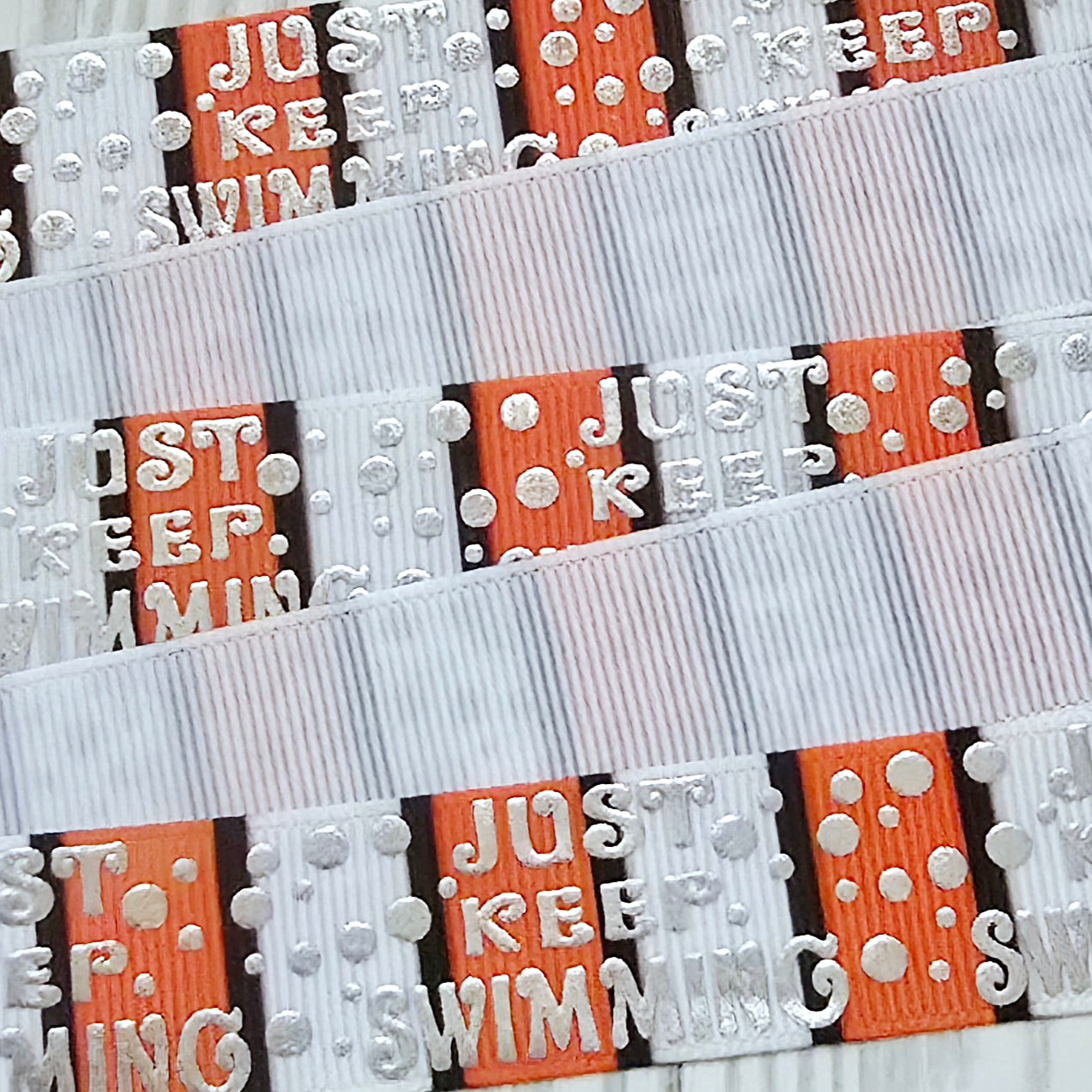 Just Keep Swimming Grosgrain Ribbon
