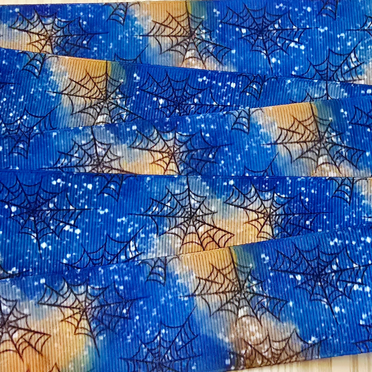 Blue Alien, Ghost, Pumplins and Spiderweb Grosgrain Ribbon Collection