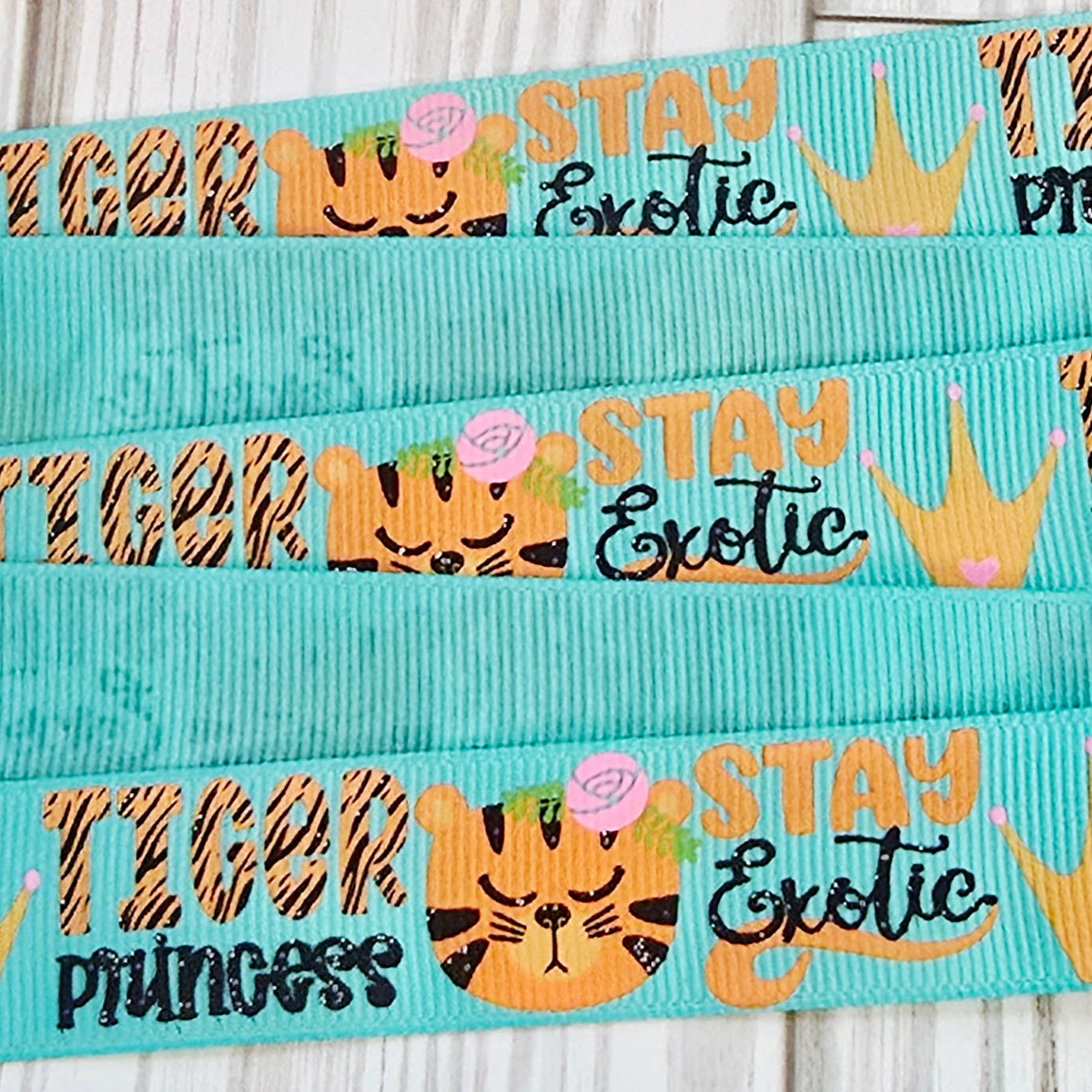 Tiger Princess Grosgrain Ribbon