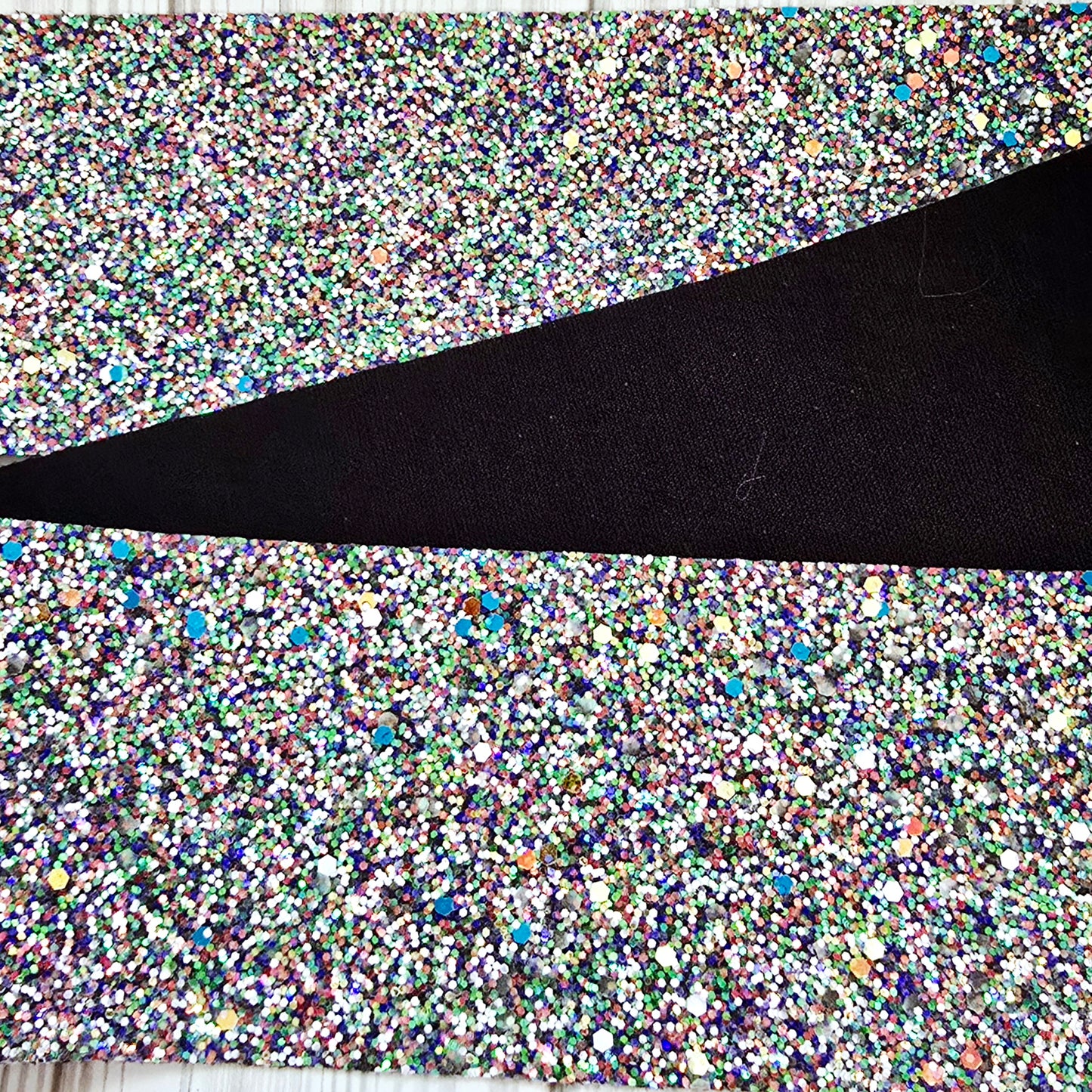Chunky Glitter Twisted Bouitque Hairbow - Glows in the Dark