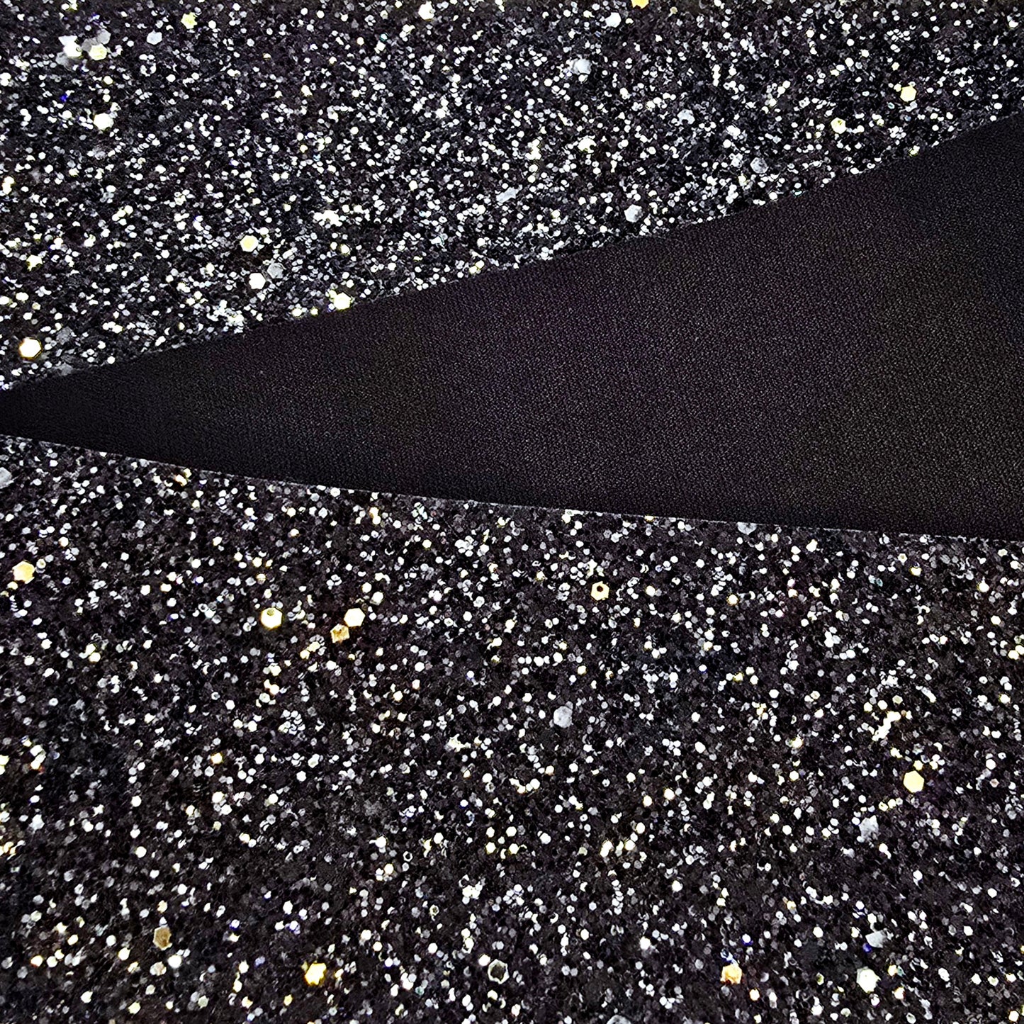 Chunky Glitter Twisted Bouitque Hairbow - Glows in the Dark