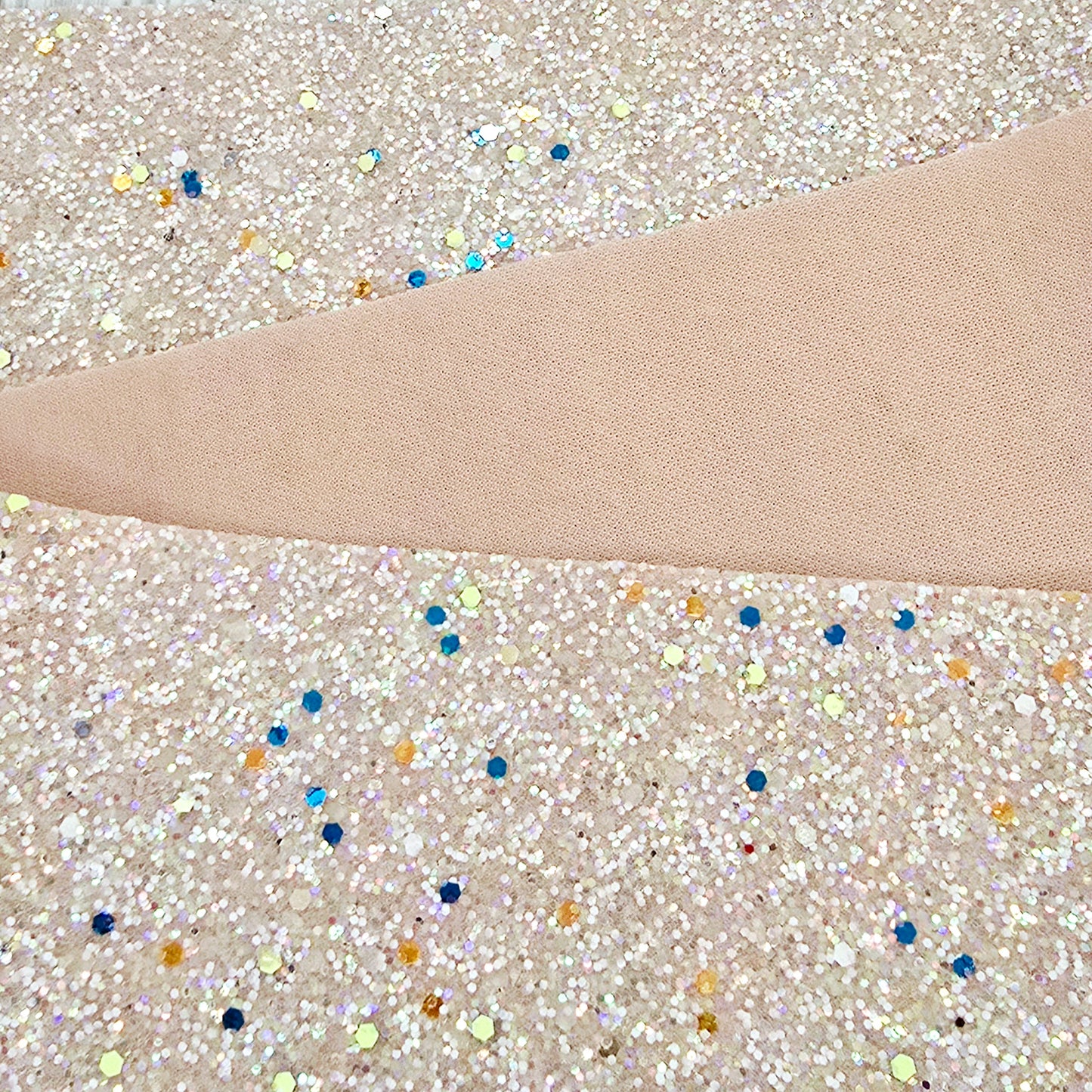 Chunky Glitter Twisted Bouitque Hairbow - Glows in the Dark