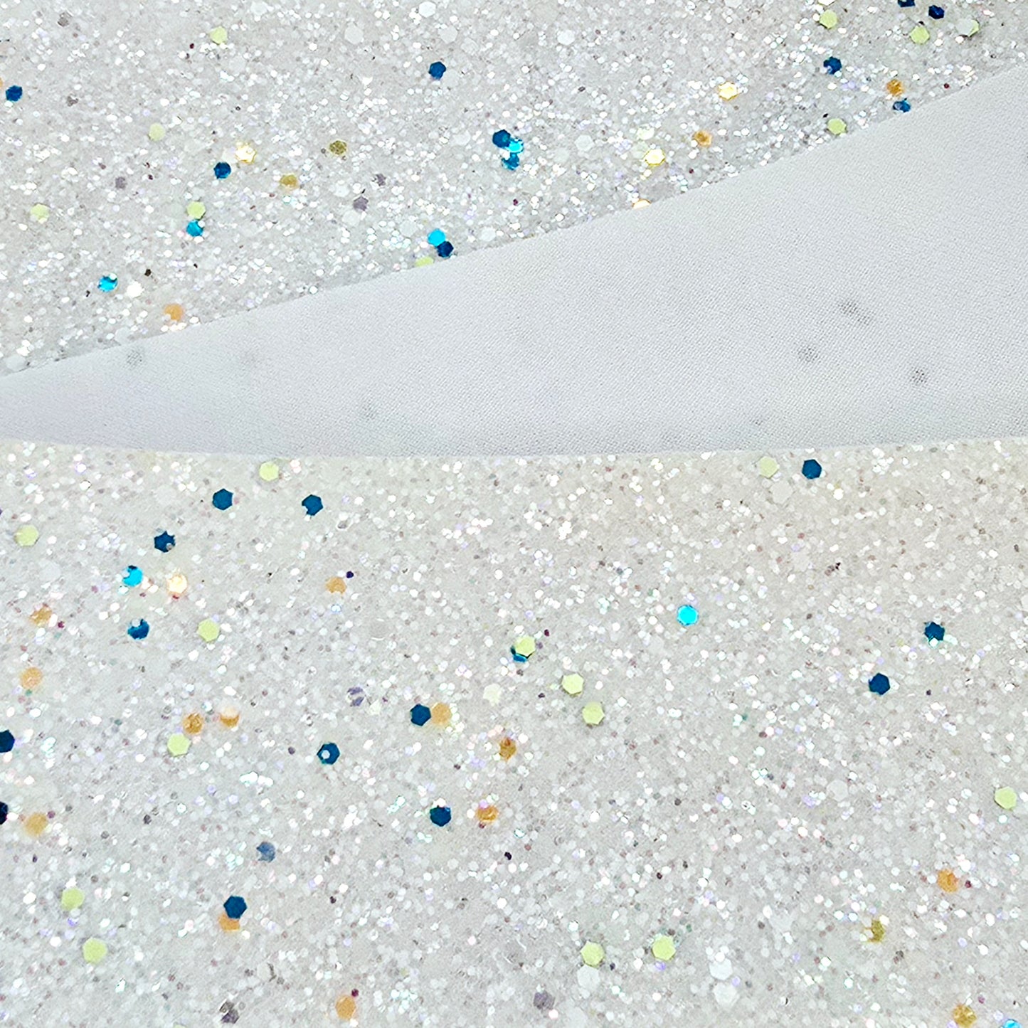 Chunky Glitter Twisted Bouitque Hairbow - Glows in the Dark
