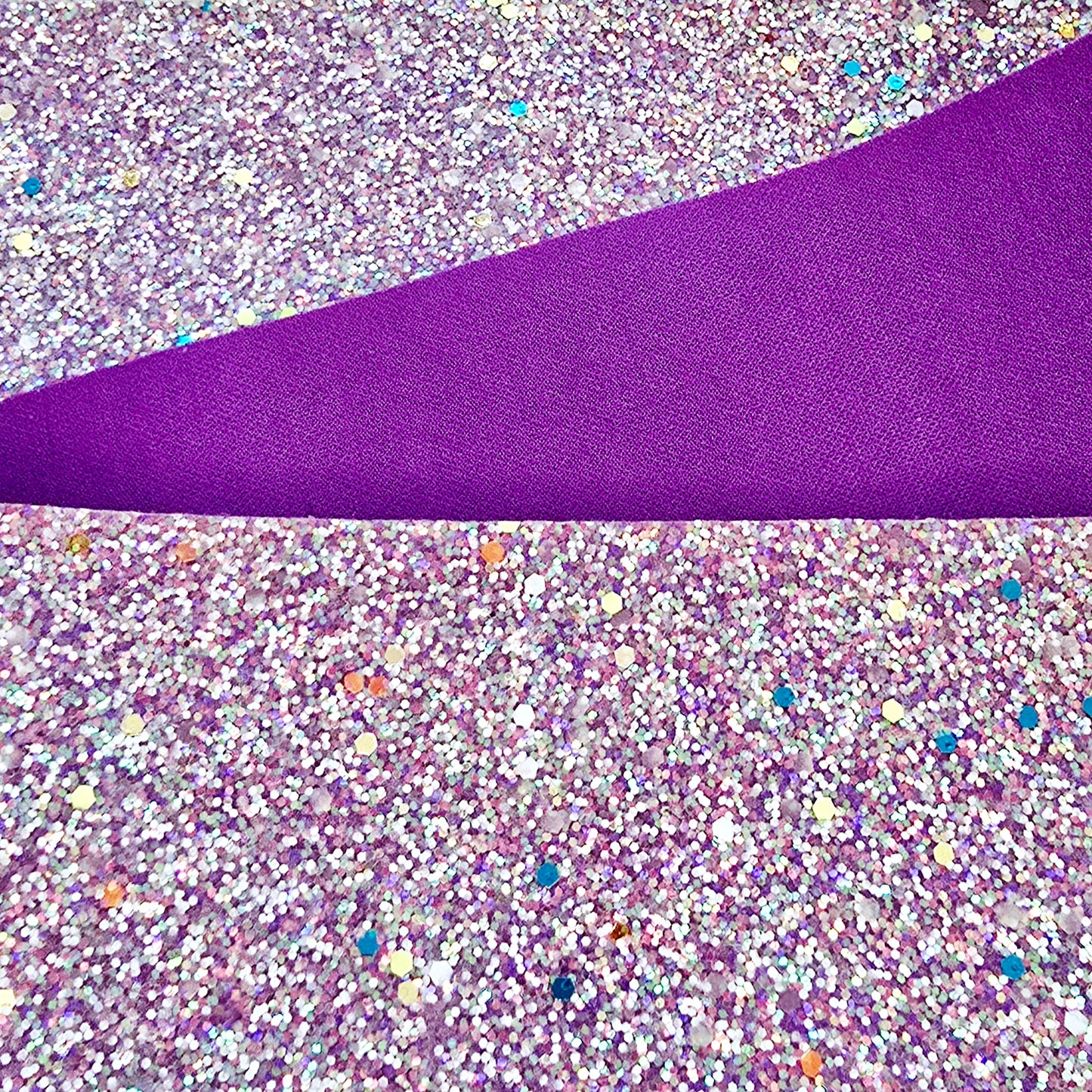 Chunky Glitter Twisted Bouitque Hairbow - Glows in the Dark