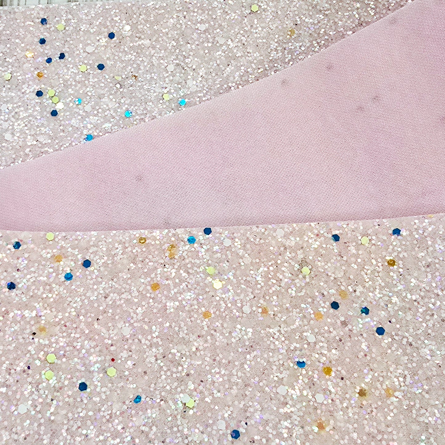 Chunky Glitter Twisted Bouitque Hairbow - Glows in the Dark