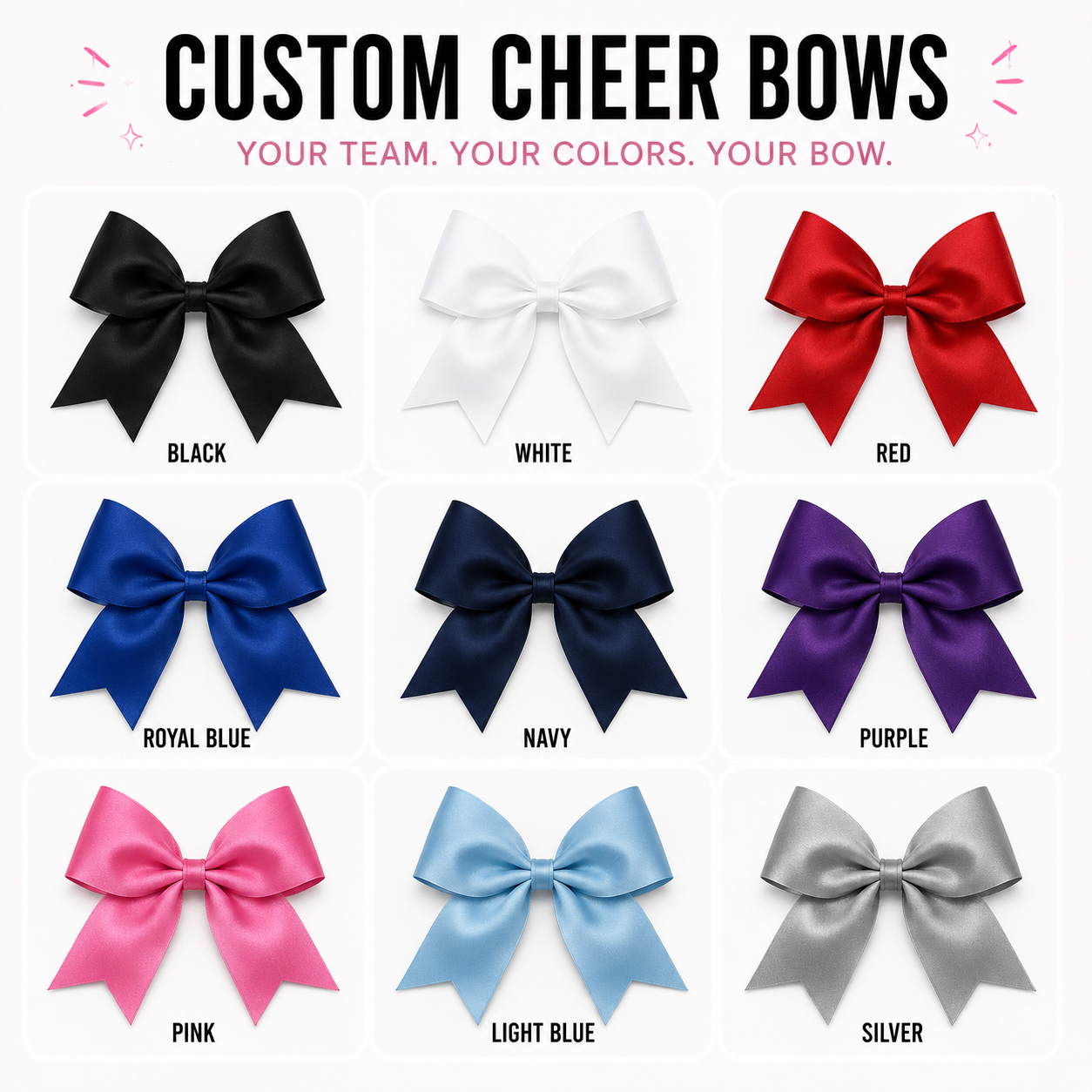 Custom Basic Cheer Bows