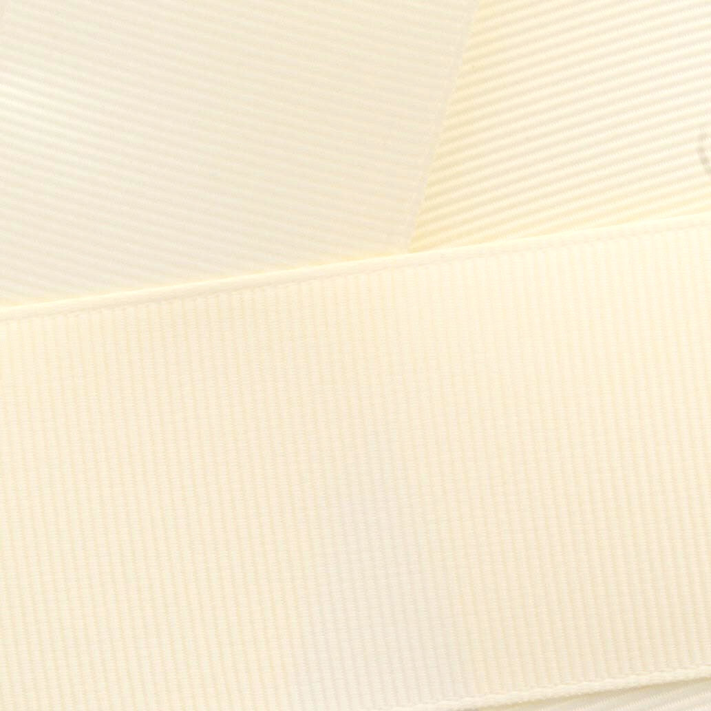 #815 Cream Grosgrain Ribbon