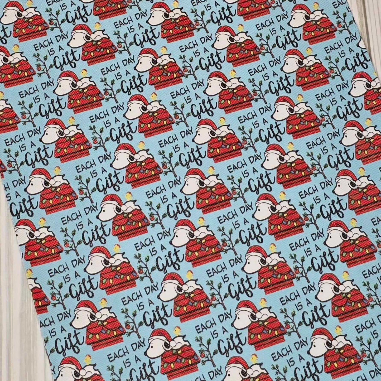 Each Day is a Gift Faux Leather