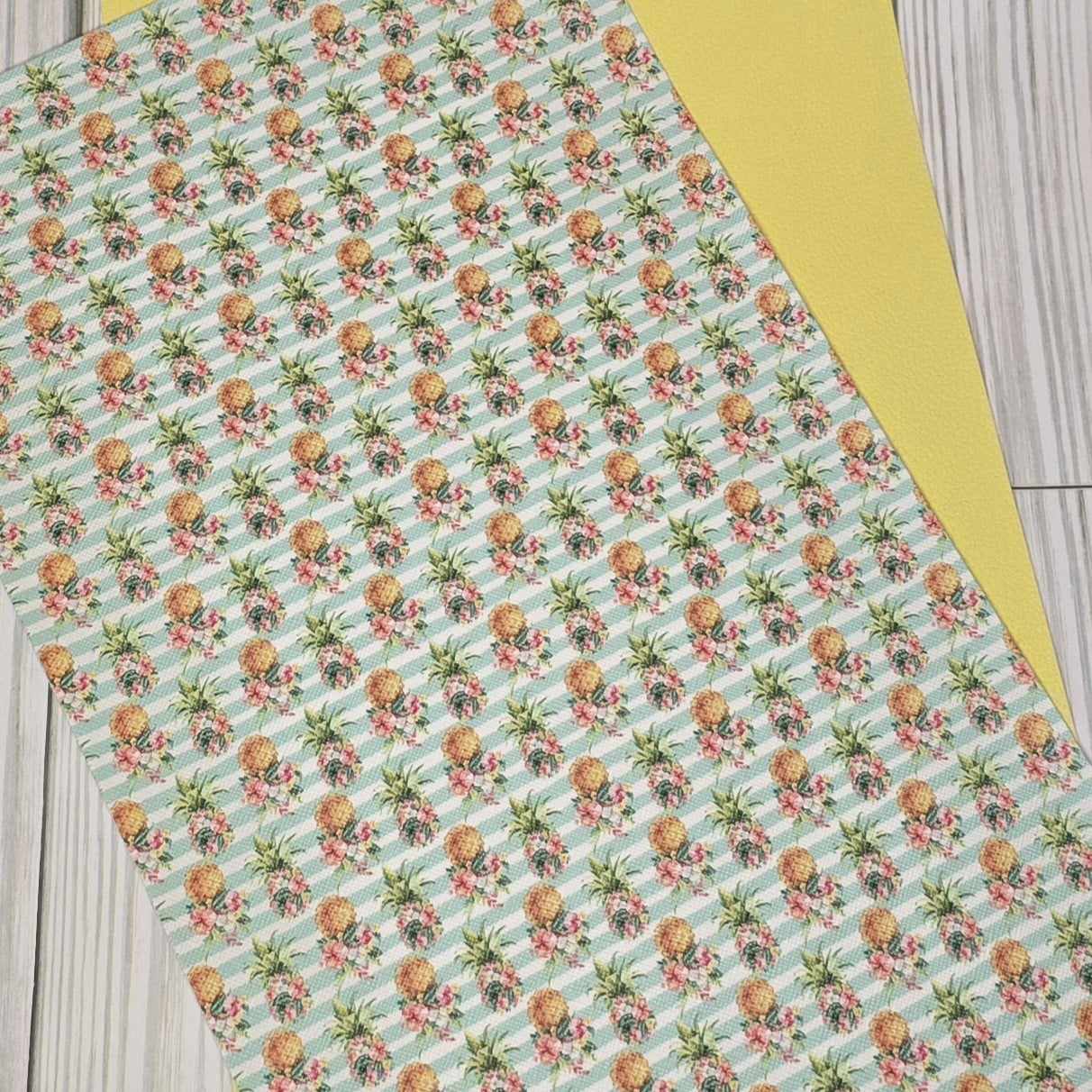 Pineapple Faux Leather