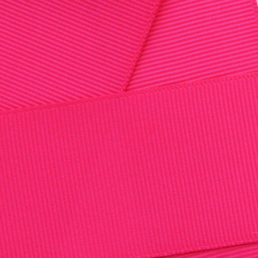 #175 Shocking Pink Grosgrain Ribbon