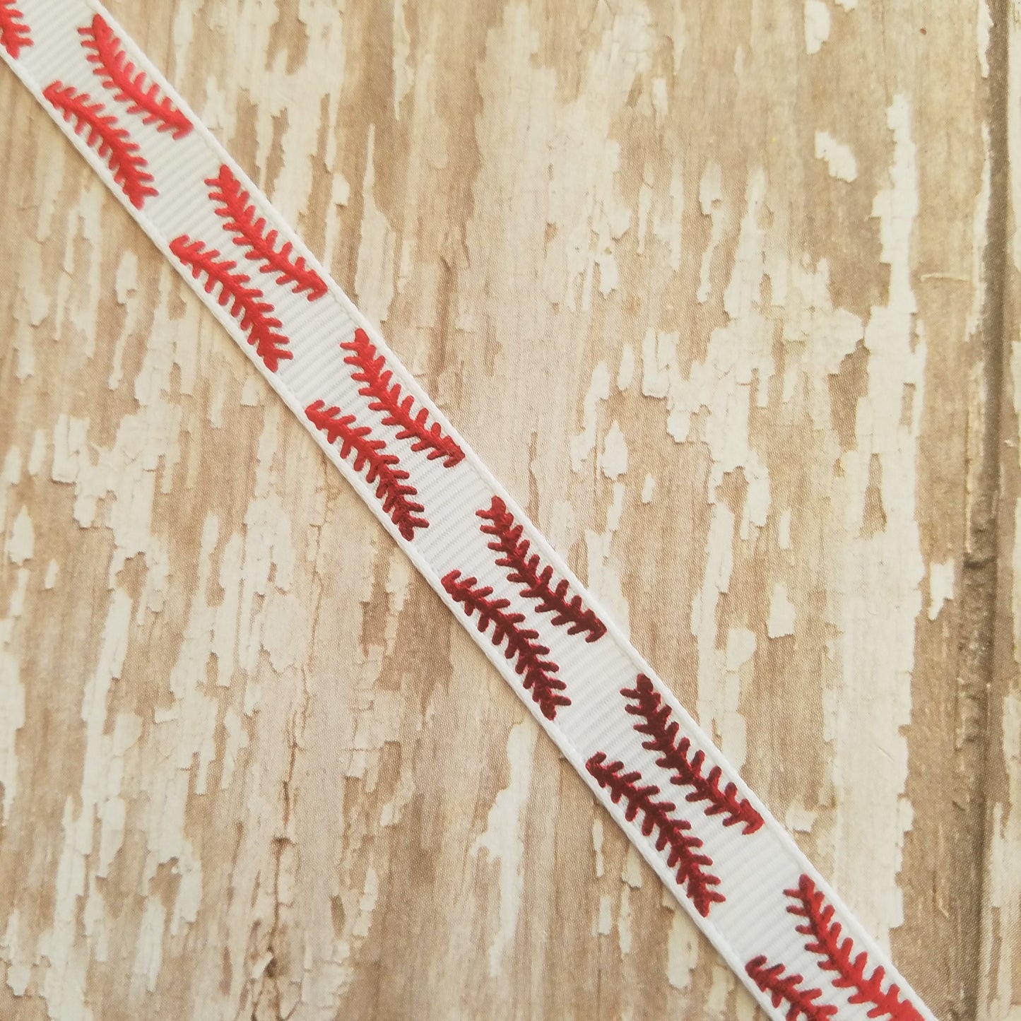 Baseball/Softball Stitches Ribbon