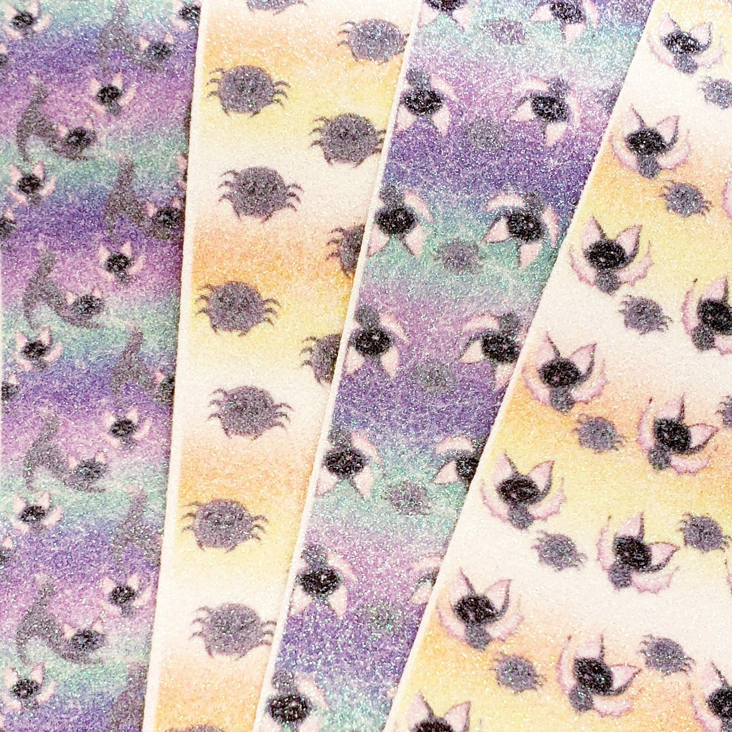 Bat, Cat & Spider Faux Leathers