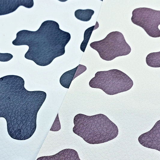 Cow Print Faux Leather