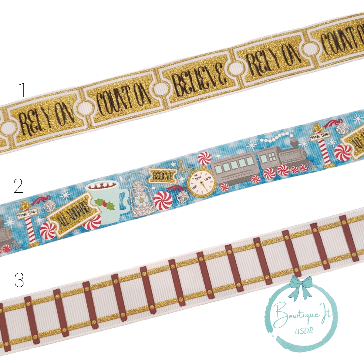 Christmas Train Ribbon Collection