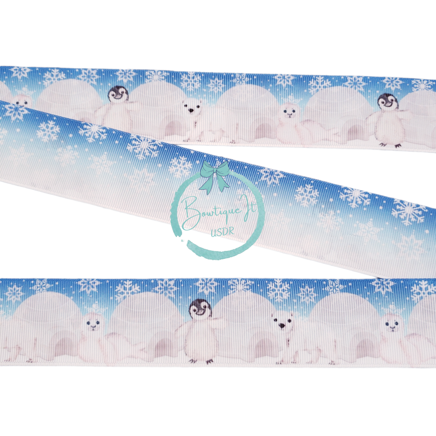 Igloo & Animals Ribbon