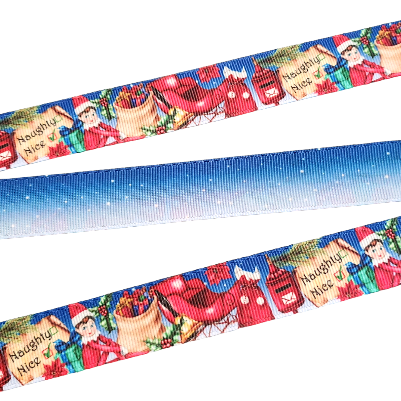 Naughty or Nice Elf Ribbon