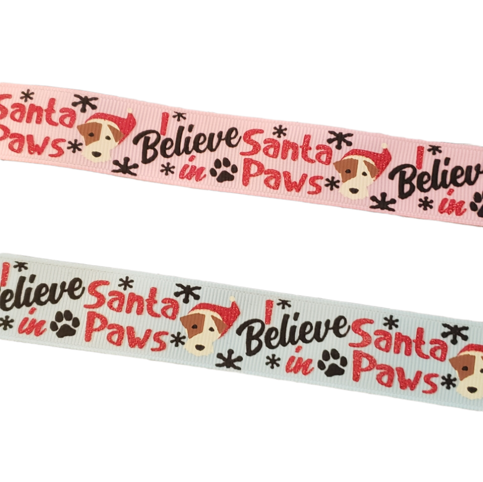 I Believe in Santa Paws Ribbon