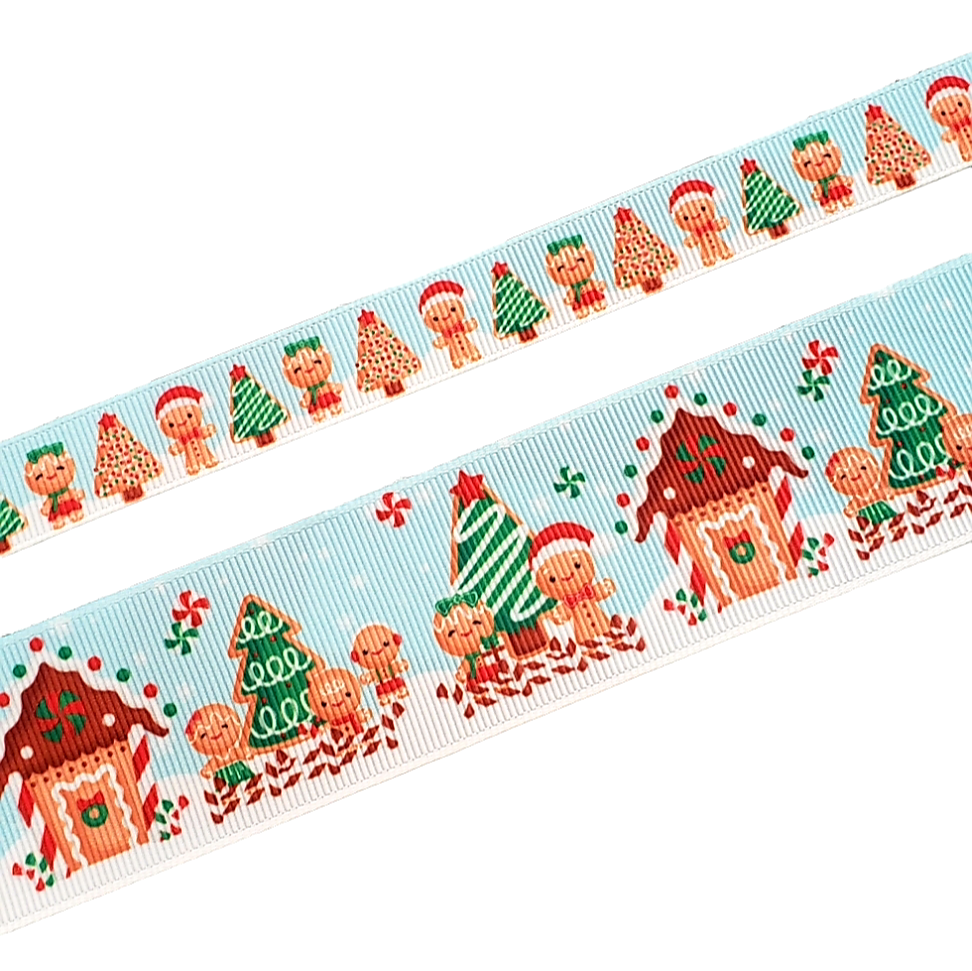 Gingerbread Christmas Ribbon