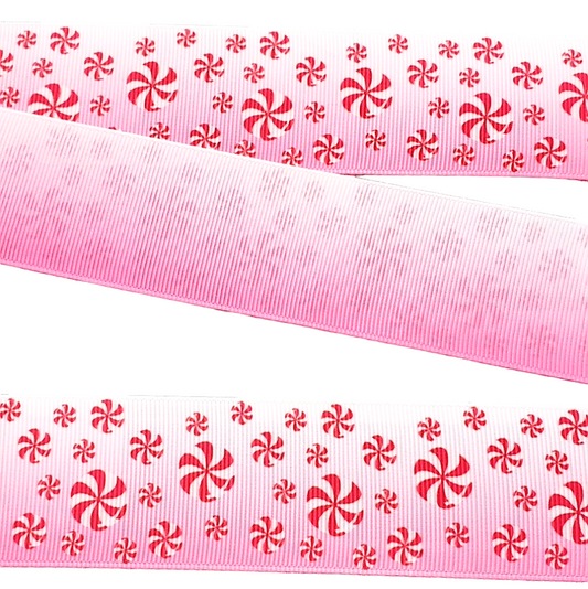 Peppermint Ombre Ribbon, 1.5"