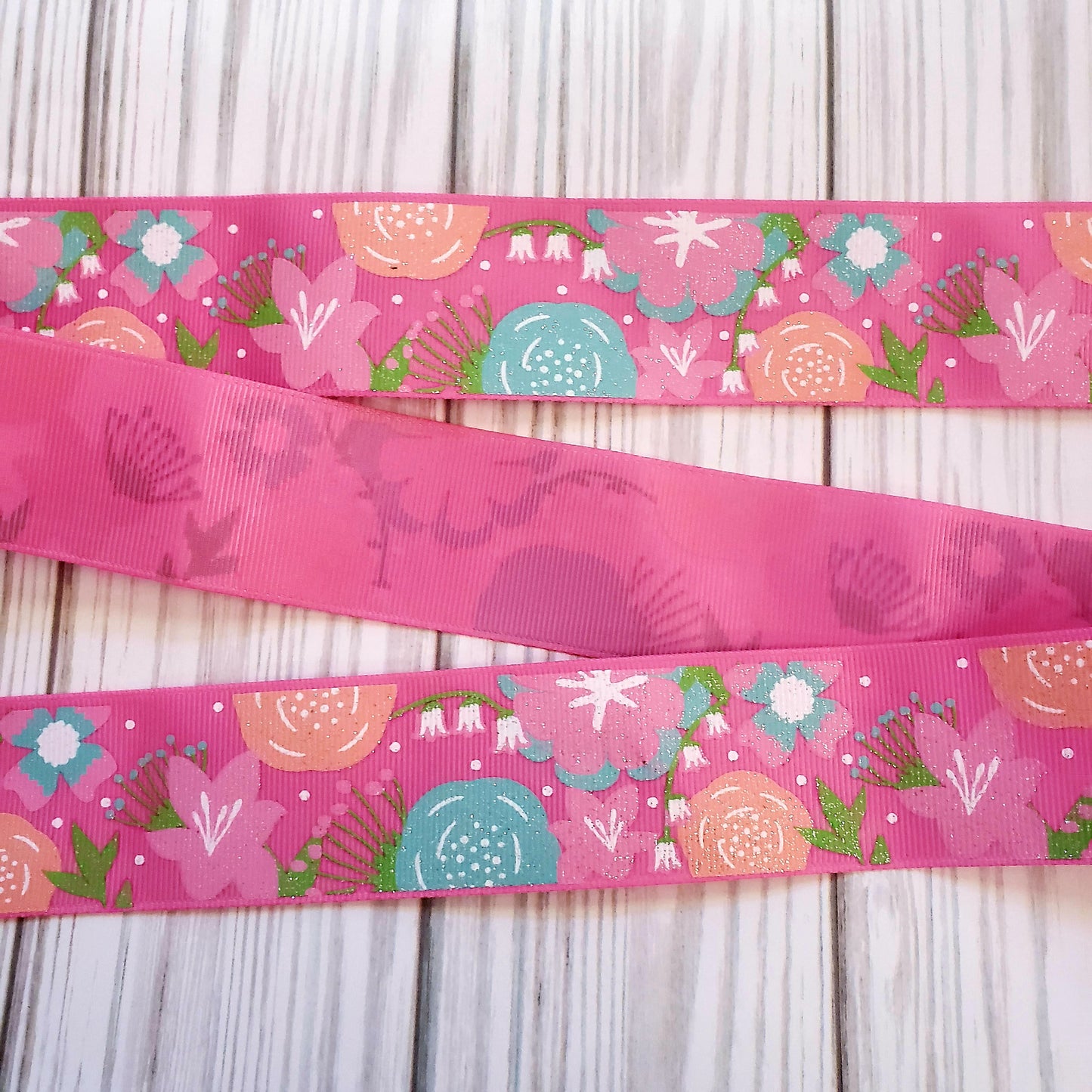 Pink Flower Power Ribbon