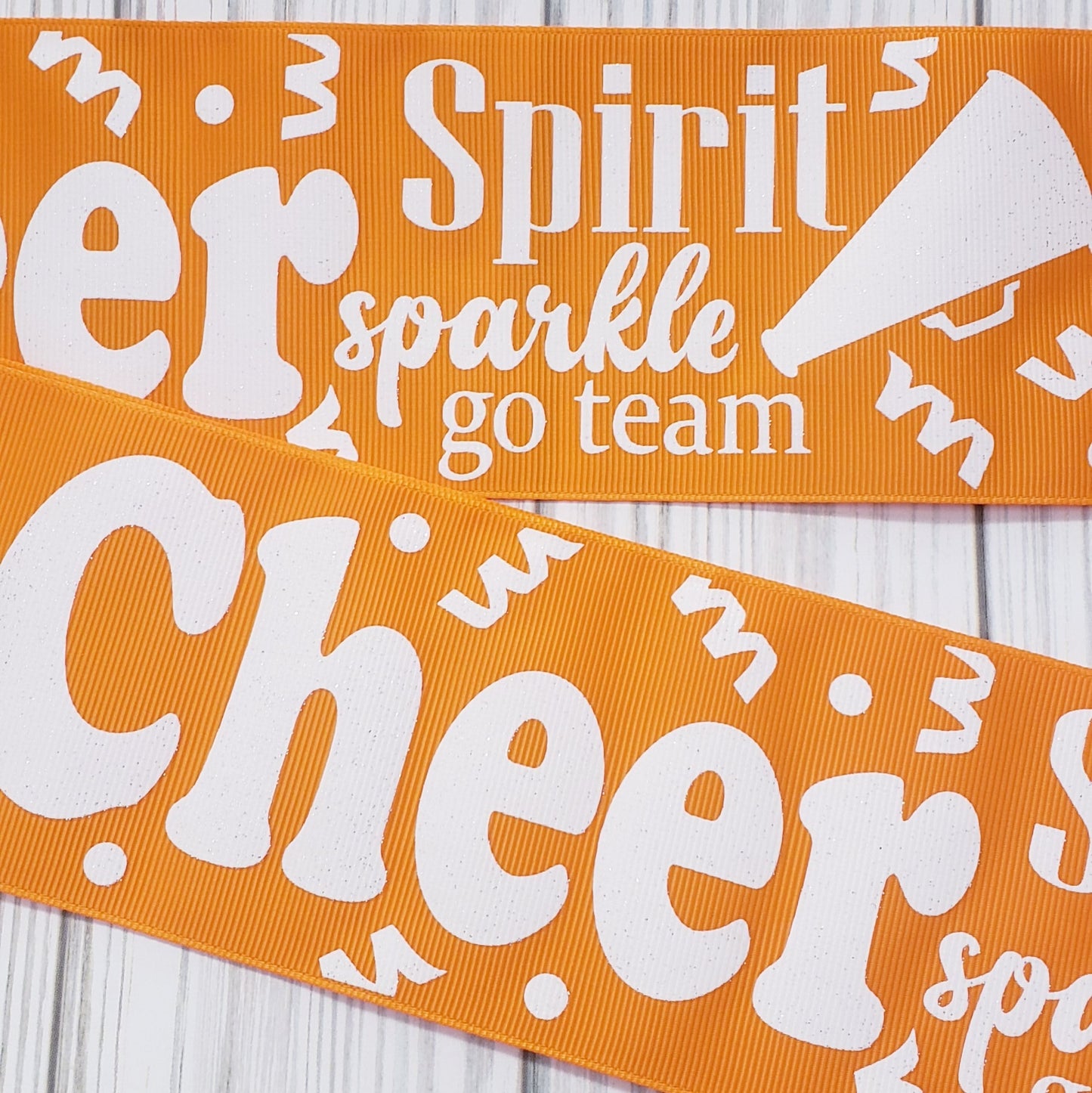 Cheer Spirit Sparkle Ribbon