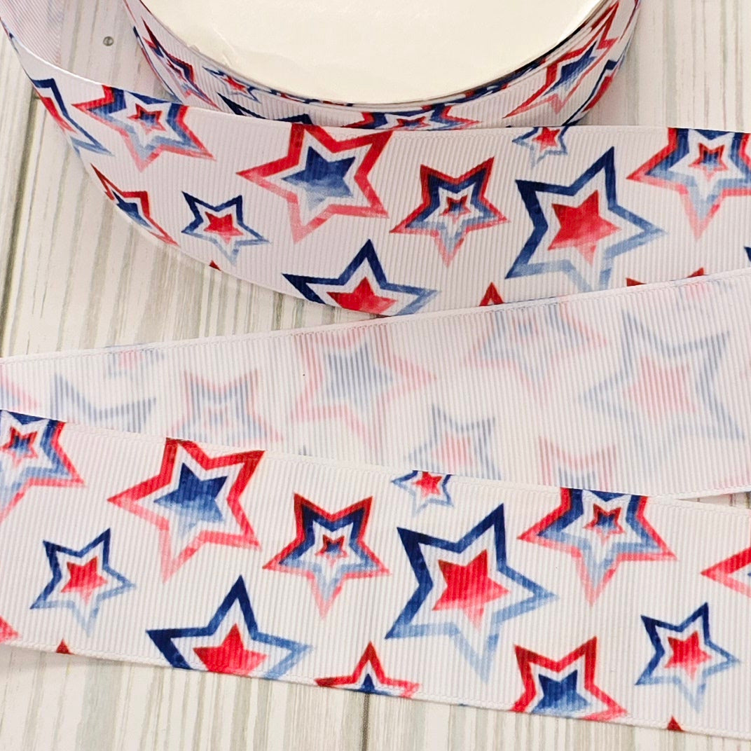 Red, White & Blue Stars Ribbon