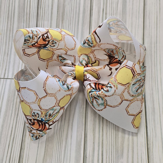 Bee's & Honeycomb Boutique Bow