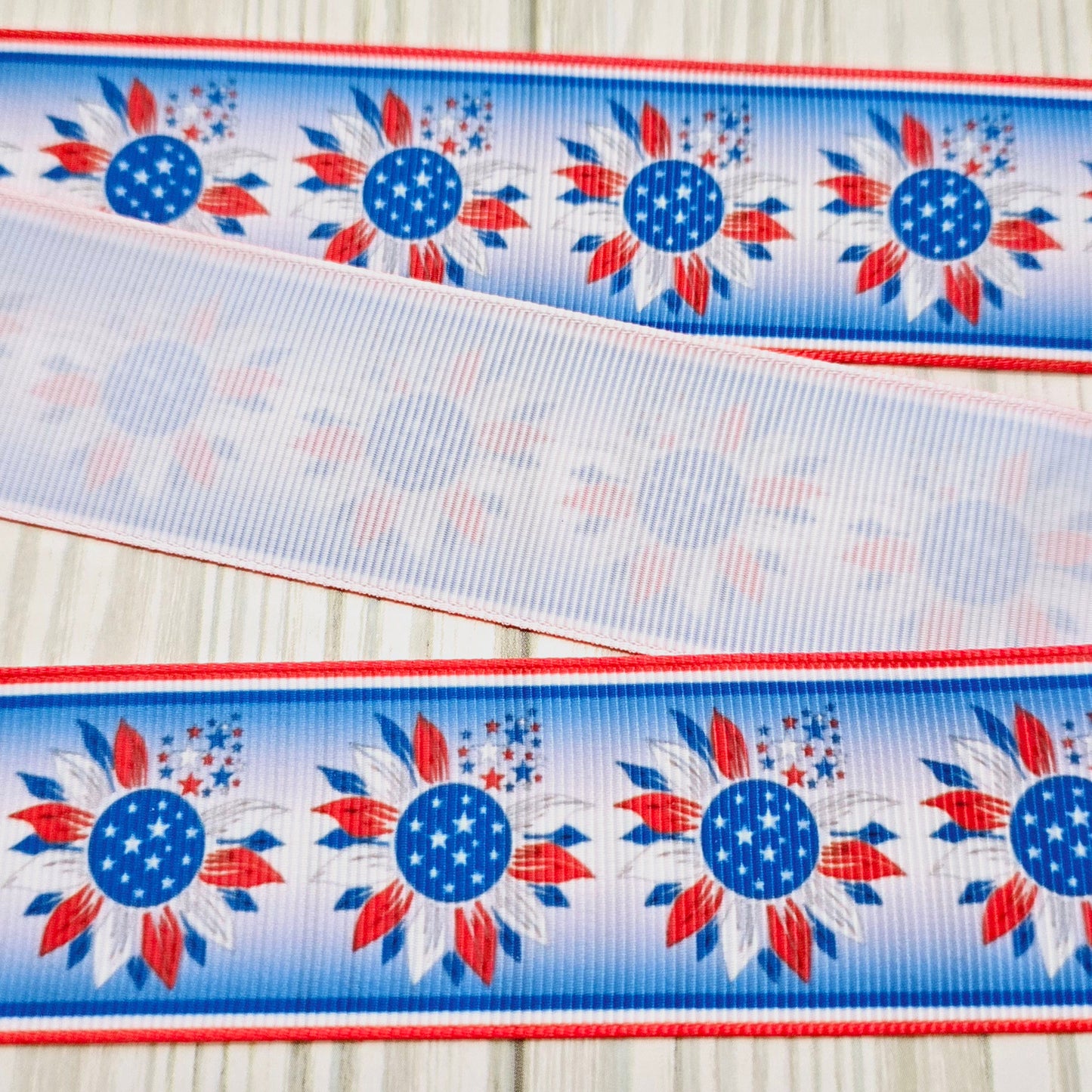 Patriotic Sunflower Ribbon