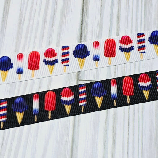 Patriotic Icecream & Popsicle Ribbon