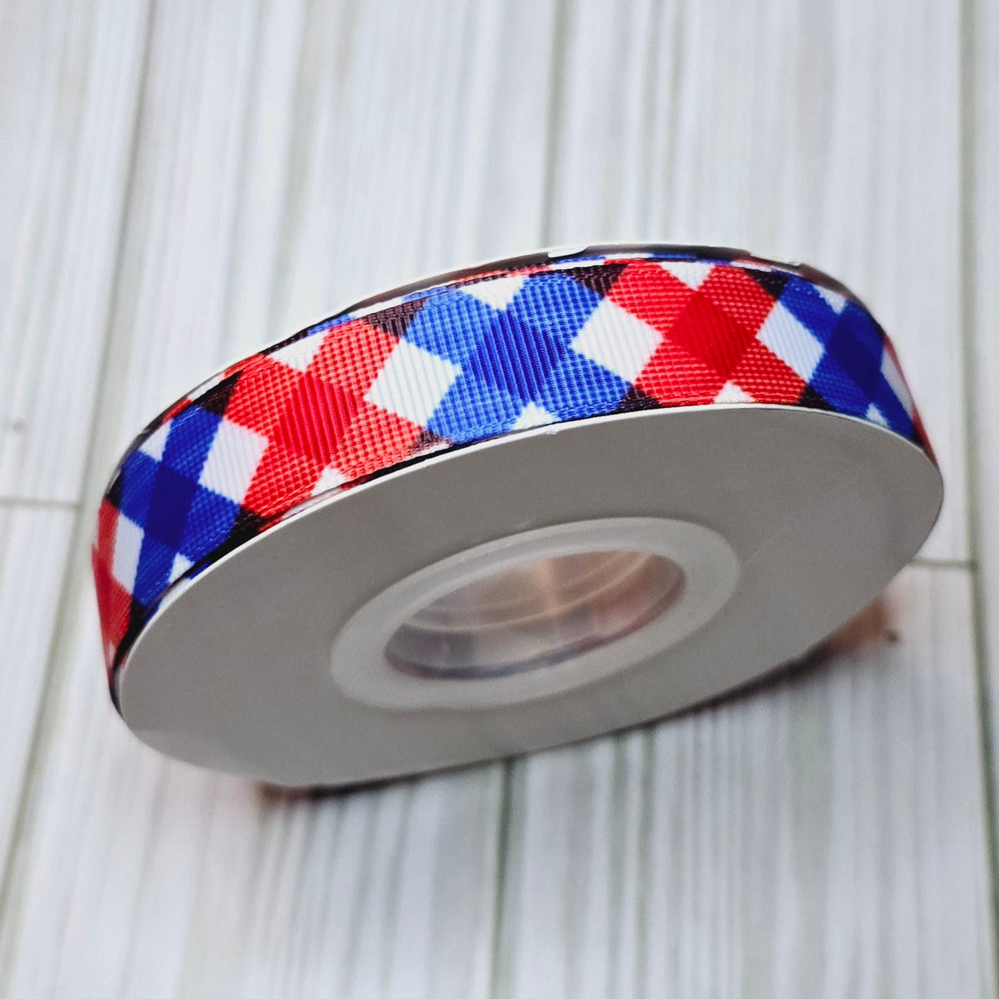 Patriotic Plaid Ribbon