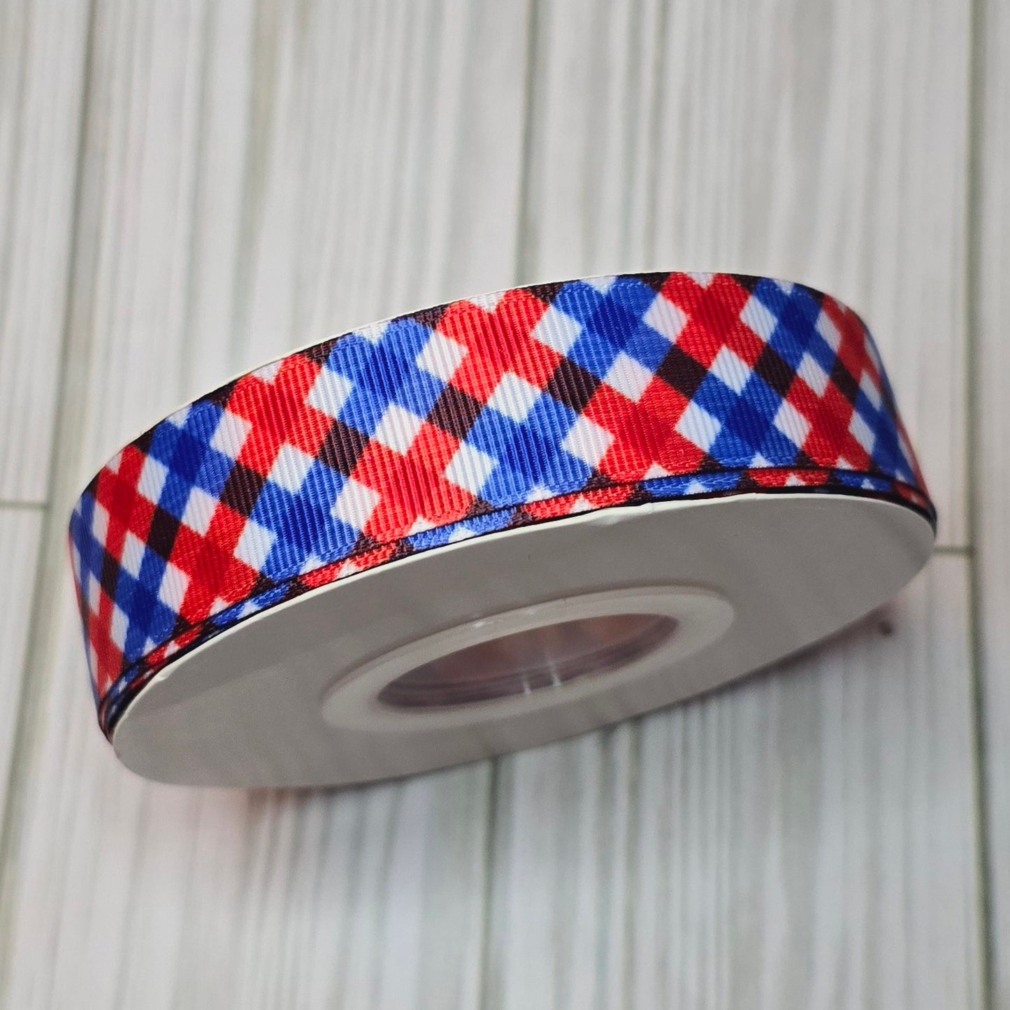 Patriotic Plaid Ribbon